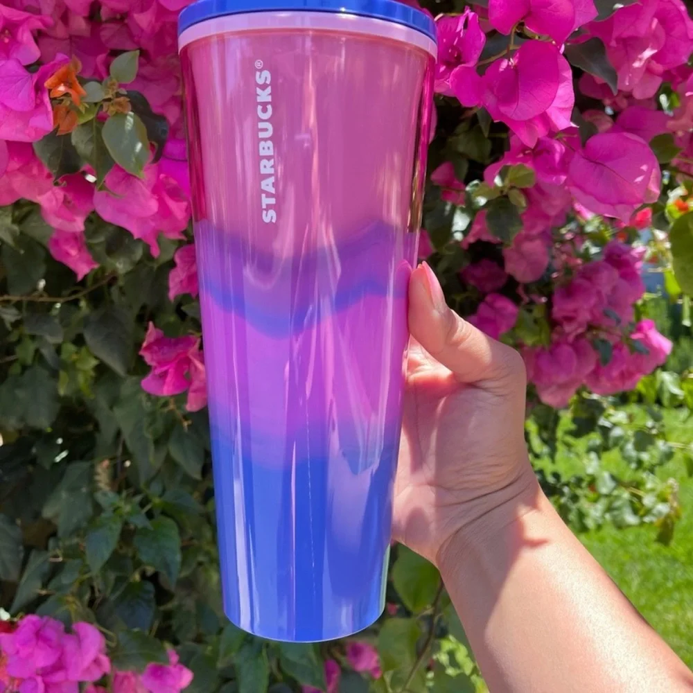 Starbucks 2021 Pink & Purple Geode Tumbler